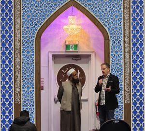 MP Mark Holland hosts an iftar during Ramadan with the local Muslim community at Masjid Quba