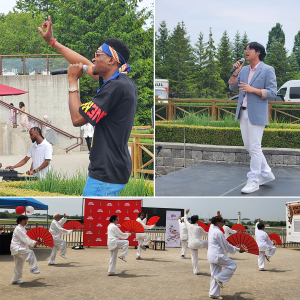 Performers at the Ajax Community BBQ 2023