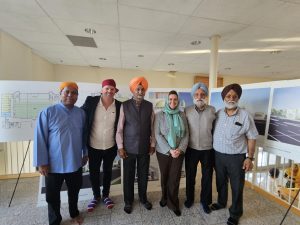 MP Mark Holland joins other delegates and representatives of the Sikh community
