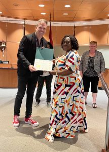 MP Mark Holland celebrates new citizens in the Ajax community