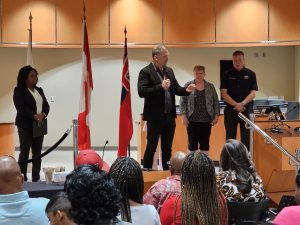 MP Mark Holland celebrates new citizens in the Ajax community